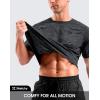 imageG Gradual Mens Workout Dry Fit Shirts Athletic Performance TShirts Moisture Wicking Lightweight Tee Shirts for Gym RunningBlack