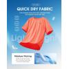 imageG Gradual Mens Workout Dry Fit Shirts Athletic Performance TShirts Moisture Wicking Lightweight Tee Shirts for Gym RunningCoral Orange