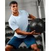 imageG Gradual Mens Workout Dry Fit Shirts Athletic Performance TShirts Moisture Wicking Lightweight Tee Shirts for Gym RunningLight Blue