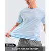imageG Gradual Mens Workout Dry Fit Shirts Athletic Performance TShirts Moisture Wicking Lightweight Tee Shirts for Gym RunningLight Blue