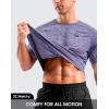 imageG Gradual Mens Workout Dry Fit Shirts Athletic Performance TShirts Moisture Wicking Lightweight Tee Shirts for Gym RunningLight Purple