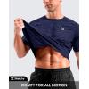 imageG Gradual Mens Workout Dry Fit Shirts Athletic Performance TShirts Moisture Wicking Lightweight Tee Shirts for Gym RunningNavy