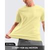 imageG Gradual Mens Workout Dry Fit Shirts Athletic Performance TShirts Moisture Wicking Lightweight Tee Shirts for Gym RunningPastel Yellow