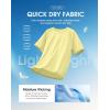 imageG Gradual Mens Workout Dry Fit Shirts Athletic Performance TShirts Moisture Wicking Lightweight Tee Shirts for Gym RunningPastel Yellow