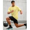imageG Gradual Mens Workout Dry Fit Shirts Athletic Performance TShirts Moisture Wicking Lightweight Tee Shirts for Gym RunningPastel Yellow