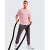 imageG Gradual Mens Workout Dry Fit Shirts Athletic Performance TShirts Moisture Wicking Lightweight Tee Shirts for Gym RunningPink