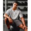 imageG Gradual Mens Workout Dry Fit Shirts Athletic Performance TShirts Moisture Wicking Lightweight Tee Shirts for Gym RunningPlatinum Grey