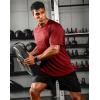 imageG Gradual Mens Workout Dry Fit Shirts Athletic Performance TShirts Moisture Wicking Lightweight Tee Shirts for Gym RunningRed