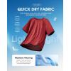 imageG Gradual Mens Workout Dry Fit Shirts Athletic Performance TShirts Moisture Wicking Lightweight Tee Shirts for Gym RunningRed