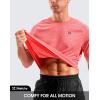 imageG Gradual Mens Workout Dry Fit Shirts Athletic Performance TShirts Moisture Wicking Lightweight Tee Shirts for Gym RunningWatermelon Red