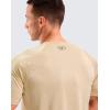 imageG Gradual Mens Workout Dry Fit Shirts Athletic Performance TShirts Moisture Wicking Lightweight Tee Shirts for Gym RunningWheat Khaki