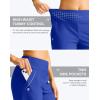 imageG Gradual Womens 13 Long Swim Board Shorts with Pockets High Waisted Quick Dry Beach Swimming Shorts for Women with LinerBlue