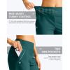 imageG Gradual Womens 13 Long Swim Board Shorts with Pockets High Waisted Quick Dry Beach Swimming Shorts for Women with LinerBlue Green