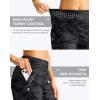 imageG Gradual Womens 13 Long Swim Board Shorts with Pockets High Waisted Quick Dry Beach Swimming Shorts for Women with LinerGrey Camo