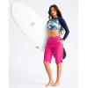 imageG Gradual Womens 13 Long Swim Board Shorts with Pockets High Waisted Quick Dry Beach Swimming Shorts for Women with LinerRosy