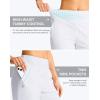 imageG Gradual Womens 13 Long Swim Board Shorts with Pockets High Waisted Quick Dry Beach Swimming Shorts for Women with LinerWhite