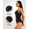 imageG Gradual Womens One Piece Athletic Swimsuit with Adjustable Straps Training Sport Swimwear Modest Bathing Suit for WomenBlack
