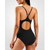 imageG Gradual Womens One Piece Athletic Swimsuit with Adjustable Straps Training Sport Swimwear Modest Bathing Suit for WomenBlack