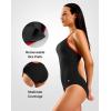 imageG Gradual Womens One Piece Athletic Swimsuit with Adjustable Straps Training Sport Swimwear Modest Bathing Suit for WomenBlackRed