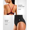 imageG Gradual Womens One Piece Athletic Swimsuit with Adjustable Straps Training Sport Swimwear Modest Bathing Suit for WomenBlackRed