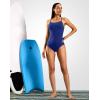 imageG Gradual Womens One Piece Athletic Swimsuit with Adjustable Straps Training Sport Swimwear Modest Bathing Suit for WomenBlue