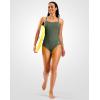 imageG Gradual Womens One Piece Athletic Swimsuit with Adjustable Straps Training Sport Swimwear Modest Bathing Suit for WomenGreen