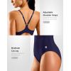 imageG Gradual Womens One Piece Athletic Swimsuit with Adjustable Straps Training Sport Swimwear Modest Bathing Suit for WomenNavy