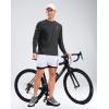 imageMens Sun Protection Long Sleeve Grid Shirts UPF 50 Rash Guard Swim Lightweight Cooling UV ShirtIron Grey