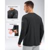 imageMens Sun Protection Long Sleeve Grid Shirts UPF 50 Rash Guard Swim Lightweight Cooling UV ShirtIron Grey