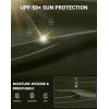 imageMens Sun Protection Long Sleeve Grid Shirts UPF 50 Rash Guard Swim Lightweight Cooling UV ShirtOlive