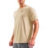 imageG Gradual Mens Workout Dry Fit Shirts Athletic Performance TShirts Moisture Wicking Lightweight Tee Shirts for Gym RunningWheat Khaki