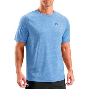 imageG Gradual Mens Workout Dry Fit Shirts Athletic Performance TShirts Moisture Wicking Lightweight Tee Shirts for Gym RunningAzure Blue