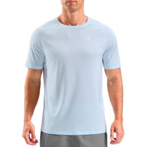 imageG Gradual Mens Workout Dry Fit Shirts Athletic Performance TShirts Moisture Wicking Lightweight Tee Shirts for Gym RunningLight Blue