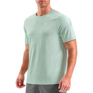 imageG Gradual Mens Workout Dry Fit Shirts Athletic Performance TShirts Moisture Wicking Lightweight Tee Shirts for Gym RunningLight Green