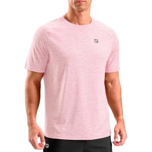 imageG Gradual Mens Workout Dry Fit Shirts Athletic Performance TShirts Moisture Wicking Lightweight Tee Shirts for Gym RunningPink