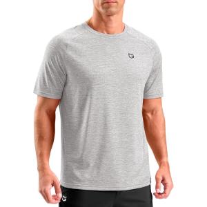 imageG Gradual Mens Workout Dry Fit Shirts Athletic Performance TShirts Moisture Wicking Lightweight Tee Shirts for Gym RunningPlatinum Grey