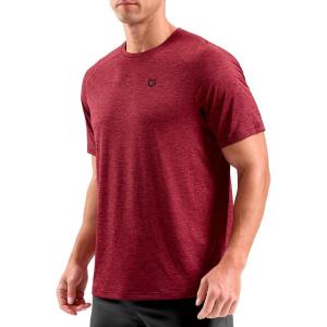 imageG Gradual Mens Workout Dry Fit Shirts Athletic Performance TShirts Moisture Wicking Lightweight Tee Shirts for Gym RunningRed