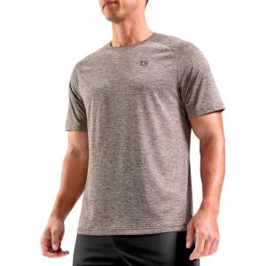 imageG Gradual Mens Workout Dry Fit Shirts Athletic Performance TShirts Moisture Wicking Lightweight Tee Shirts for Gym RunningTaupe
