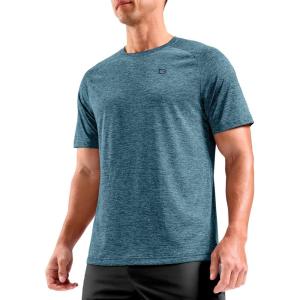 imageG Gradual Mens Workout Dry Fit Shirts Athletic Performance TShirts Moisture Wicking Lightweight Tee Shirts for Gym RunningTeal Green