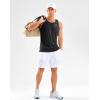 imageG Gradual Beach Tank Tops for Men UPF50 Dry Fit Summer Sleeveless Shirts Mens Workout Shirt for Swimming Running AthleticBlack