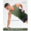 imageG Gradual Beach Tank Tops for Men UPF50 Dry Fit Summer Sleeveless Shirts Mens Workout Shirt for Swimming Running AthleticGradient Army Green