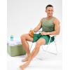 imageG Gradual Beach Tank Tops for Men UPF50 Dry Fit Summer Sleeveless Shirts Mens Workout Shirt for Swimming Running AthleticGradient Army Green