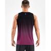 imageG Gradual Beach Tank Tops for Men UPF50 Dry Fit Summer Sleeveless Shirts Mens Workout Shirt for Swimming Running AthleticGradient Black Rose