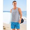 imageG Gradual Beach Tank Tops for Men UPF50 Dry Fit Summer Sleeveless Shirts Mens Workout Shirt for Swimming Running AthleticLight Grey