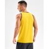imageG Gradual Beach Tank Tops for Men UPF50 Dry Fit Summer Sleeveless Shirts Mens Workout Shirt for Swimming Running AthleticYellow