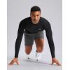 imageG Gradual Mens Compression Shirt Long Sleeve Moisture Wicking Running Gym Shirts for Men Athletic Workout Base Layer TShirtBlack