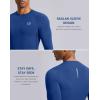 imageG Gradual Mens Compression Shirt Long Sleeve Moisture Wicking Running Gym Shirts for Men Athletic Workout Base Layer TShirtBlue