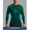 imageG Gradual Mens Compression Shirt Long Sleeve Moisture Wicking Running Gym Shirts for Men Athletic Workout Base Layer TShirtForest Green