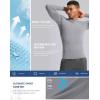 imageG Gradual Mens Compression Shirt Long Sleeve Moisture Wicking Running Gym Shirts for Men Athletic Workout Base Layer TShirtLight Grey