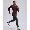 imageG Gradual Mens Compression Shirt Long Sleeve Moisture Wicking Running Gym Shirts for Men Athletic Workout Base Layer TShirtMaroon